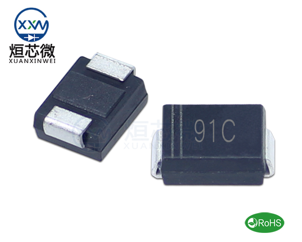 P6SMB91CA參數,TVS二極管P6SMB91CA瞬態(tài)(變)抑制二極管