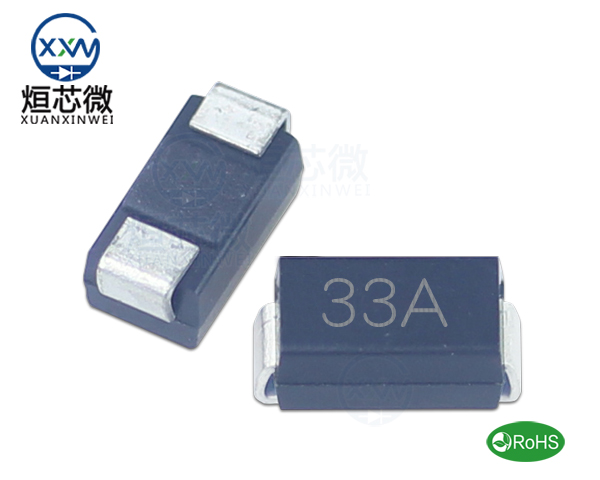 P4SMA33A參數,TVS二極管P4SMA33A瞬態(變)抑制二極管